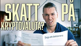 Hur fungerar SKATT på KRYPTOVALUTA Stegförsteg hur deklarerar dina kryptoinvesteringar [upl. by Culley]