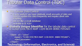 HTML Tabular Data Control [upl. by Pinebrook]