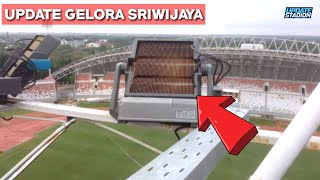 LIGHTING Paling CANGGIH Update Stadion Gelora Sriwijaya ArenaVision gen35 Pola Rumput VAR Room [upl. by Lipp]