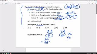 MSÜ 2024 10 Soru Bölünebilme Sorusu [upl. by Sopher506]