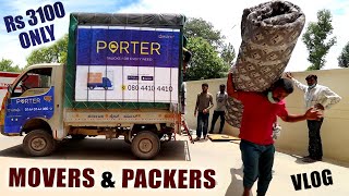 Shift your house for 3100 Rs only  Most affordable Movers amp Packers in India  PORTER app review [upl. by Farrar216]