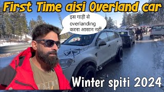 Winter spiti 2024 Expedition ki Surwat Narkanda se  Din me jane ka plan tha lekin Fir se Raat [upl. by Teri]