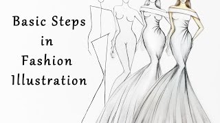 Steps in Fashion Illustration [upl. by Adnat]