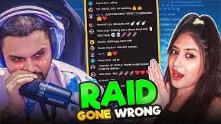 Raid Gone Wrong On This Female Streamer 😱🤕 [upl. by Arline]