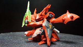 Gundam Nightingale by Bandai Gashapon Senshi Forte EX04 robot action figure [upl. by Aiynot]