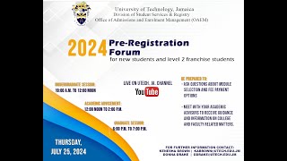 PreRegistration Forum 2024 Graduate Session [upl. by Madelaine]