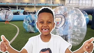 Zizi Plays Football at Man City [upl. by Itirahc]