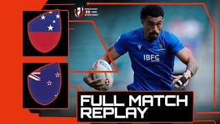 Bronze Final settled in FINAL minute 🥉  Samoa v New Zealand  HSBC London Sevens Rugby [upl. by Atinniuq]