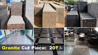 Granite Cut Pieces Cheaper Than Ceramic Tiles Vitrified Tiles and Kota Stone [upl. by Ahsinrat]