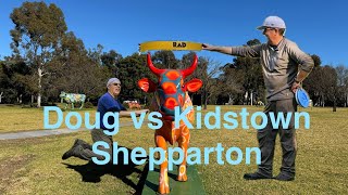 Doug vs KidsTown Adventure Playground disc golf course Shepparton Victoria Australia [upl. by Ames793]