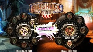 BioShock Infinite Vigor Tips amp Strategy 301 Shock Jockey amp Devils Kiss Elemental Vigors [upl. by Radack]