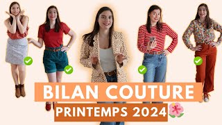 🧵 Bilan Couture  🌸 Printemps 2024  Tout ce que jai cousu sur mesure [upl. by Hatcher812]