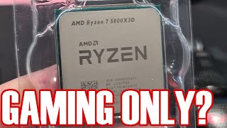 AMD 5800X3D CPU Review  Gaming Specific CPU [upl. by Nivled496]