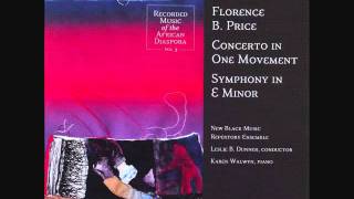 FLORENCE B PRICE Piano Concerto in One Movement 1934  First Section [upl. by Halimak]