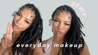 ✨DEWY✨ everyday makeup look  therealcholey [upl. by Swetlana]