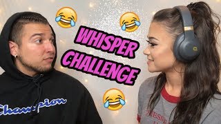 WHISPER CHALLENGE w MY BOYFRIEND [upl. by Proudlove]