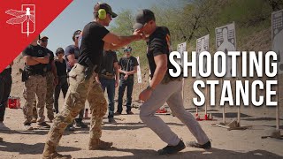 The proper shooting stance for a handgun  Travis Haley [upl. by Aroled]