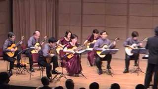 Blauer Himmel 碧空（あおぞら）・・ classical guitar Ensemble quot Harmonicsquot [upl. by Joletta]