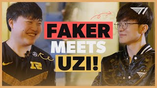 Faker Meets Uzi  T1 at Worlds 2019 [upl. by Seiber]