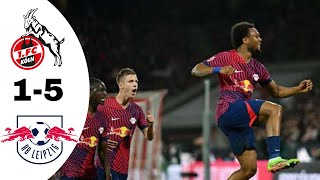 FC Köln VS RB Leipzig 15 Highlights  Bundesliga 20232024 [upl. by Ichabod41]