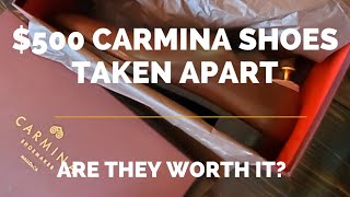 CARMINA Shoe Review  Shoes are Taken Apart and Reviewed [upl. by Cirek]