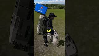 😱 HE DELIVERS PIZZA IN A JETPACK🔥 [upl. by Auqinat]