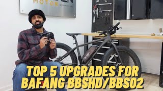 Top 5 Upgrades for the Bafang BBSHDBBS02 [upl. by Jocelin]