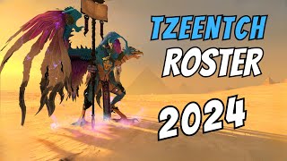 TZEENTCH Units Guide ROSTER 2024  Total War Warhammer 3 [upl. by Novaj]