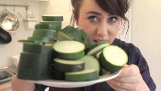 Quick amp Easy Courgette Soup  HealthyHappyLife [upl. by Attevad]