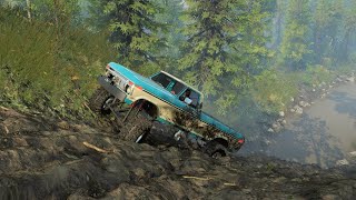 We try SnowRunner  Making the best mudding truck with mods  We get stuck in mud [upl. by Kragh]