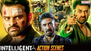 quotIntelligentquot Movie Action Scenes  Hindi Dubbed Movie  Sai Dharam Tej Lavanya Tripati Thaman [upl. by Aenet111]