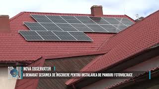 A demarat sesiunea de înscriere pentru instalarea de panouri fotovoltaice [upl. by Ahsinyar]