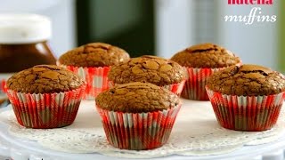 Nutella Muffins  5 Ingredients [upl. by Tressa]