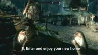 Skyrim  How to get a house for free [upl. by Cathee]