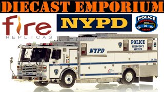 150 Scale Fire Replicas NYPD Emergency ESU 2007 Ferrara Igniter HAZMAT Command Truck 14  Citywide [upl. by Ringe211]