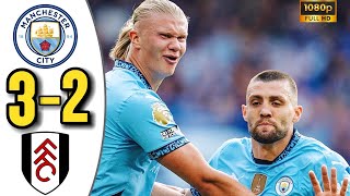 Manchester City vs Fulham 32 Highlights  Premier League 202425 [upl. by Judi]