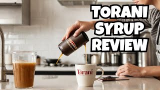 Torani Vanilla Coffee Syrup tasting and review plus tip for dieters [upl. by Llehsyt]