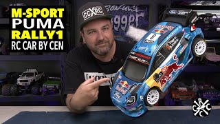 CEN MSport Puma Rally1 Officially Licensed 18 RC Rally Car  Unboxing amp First Run [upl. by Fawna568]