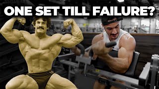 Optimal Growth with One Set to Failure Testing Mike Mentzer Theory  Full Workout Routine [upl. by Survance]