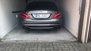 Mercedes CLS 500 Biturbo Straight Pipe Sound Very Cold Start [upl. by Ramej627]