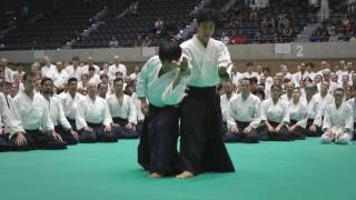 Aikido Class Mitsuteru Ueshiba Hombu Dojocho  12th IAF Congress in Takasaki [upl. by Lilla288]