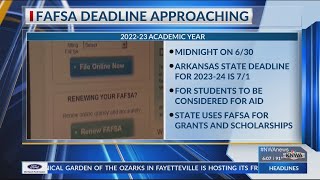 FAFSA deadline approaching [upl. by Killarney35]