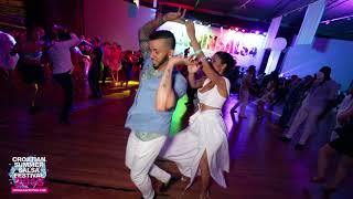 Super Mario Ernesto Bulnes amp Elena Badzym at Croatian Summer Salsa Festival Rovijn 2018 [upl. by Grane920]