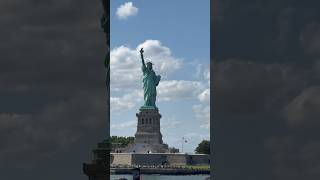 A glimpse of the Statue of Liberty fun statueofliberty newvideo newyork [upl. by Metah]