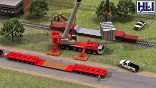 Transformer Handling by Crane [upl. by Nibroc102]