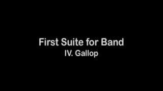 First Suite for Band  IV Gallop — Alfred Reed [upl. by Chud223]