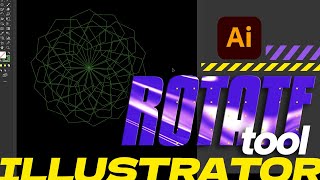 Rotate Tool in Illustrator [upl. by Yssep750]