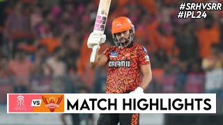 SRH vs RR 50th match ipl 2024 highlights  may 2 2024  Cricket ipl 2024 highlights today [upl. by Liebermann]