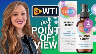 GLEOW Retinol Serum for Face  POV  Would you buy it [upl. by Aerdnuahs96]