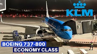 KLM BOEING 737800 ECONOMY  Warsaw  Amsterdam [upl. by Digdirb]